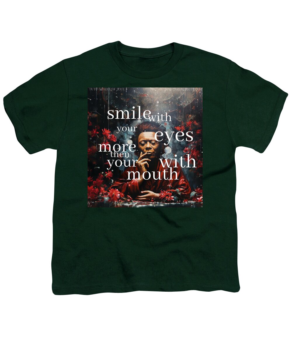 Eyes of Harmony -  A Digital Ode to Miles Davis - Youth T-Shirt