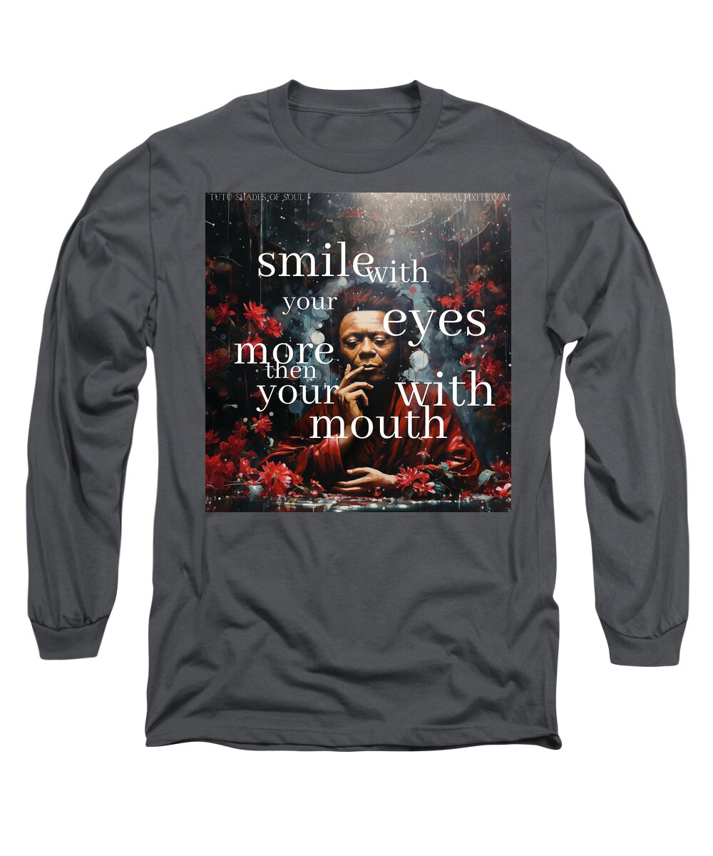 Eyes of Harmony -  A Digital Ode to Miles Davis - Long Sleeve T-Shirt