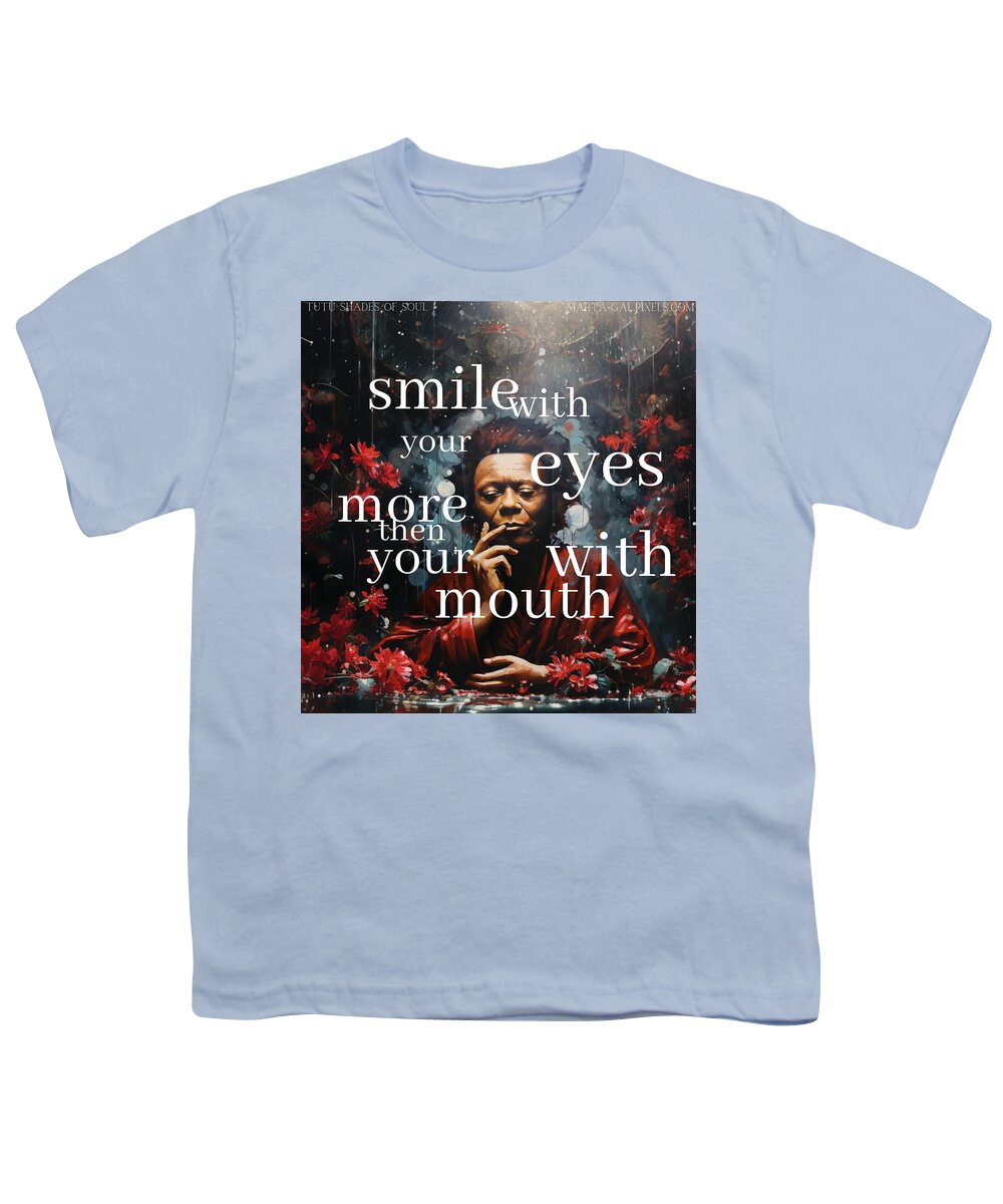 Eyes of Harmony -  A Digital Ode to Miles Davis - Youth T-Shirt