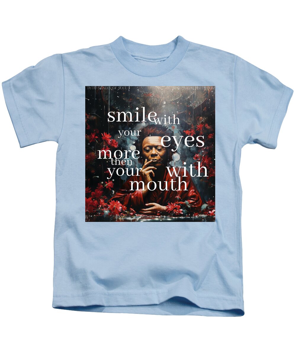 Eyes of Harmony -  A Digital Ode to Miles Davis - Kids T-Shirt