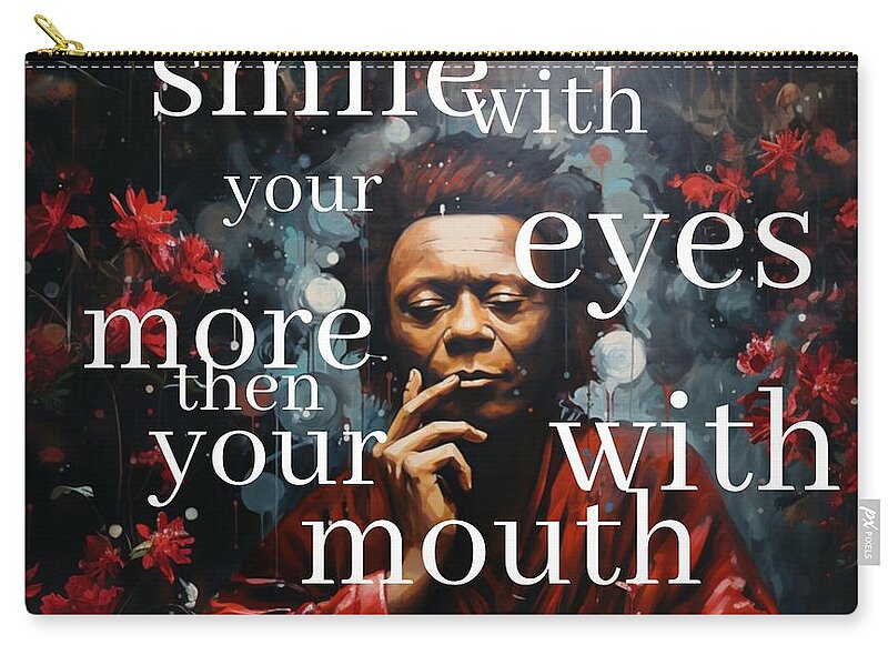 Eyes of Harmony -  A Digital Ode to Miles Davis - Zip Pouch