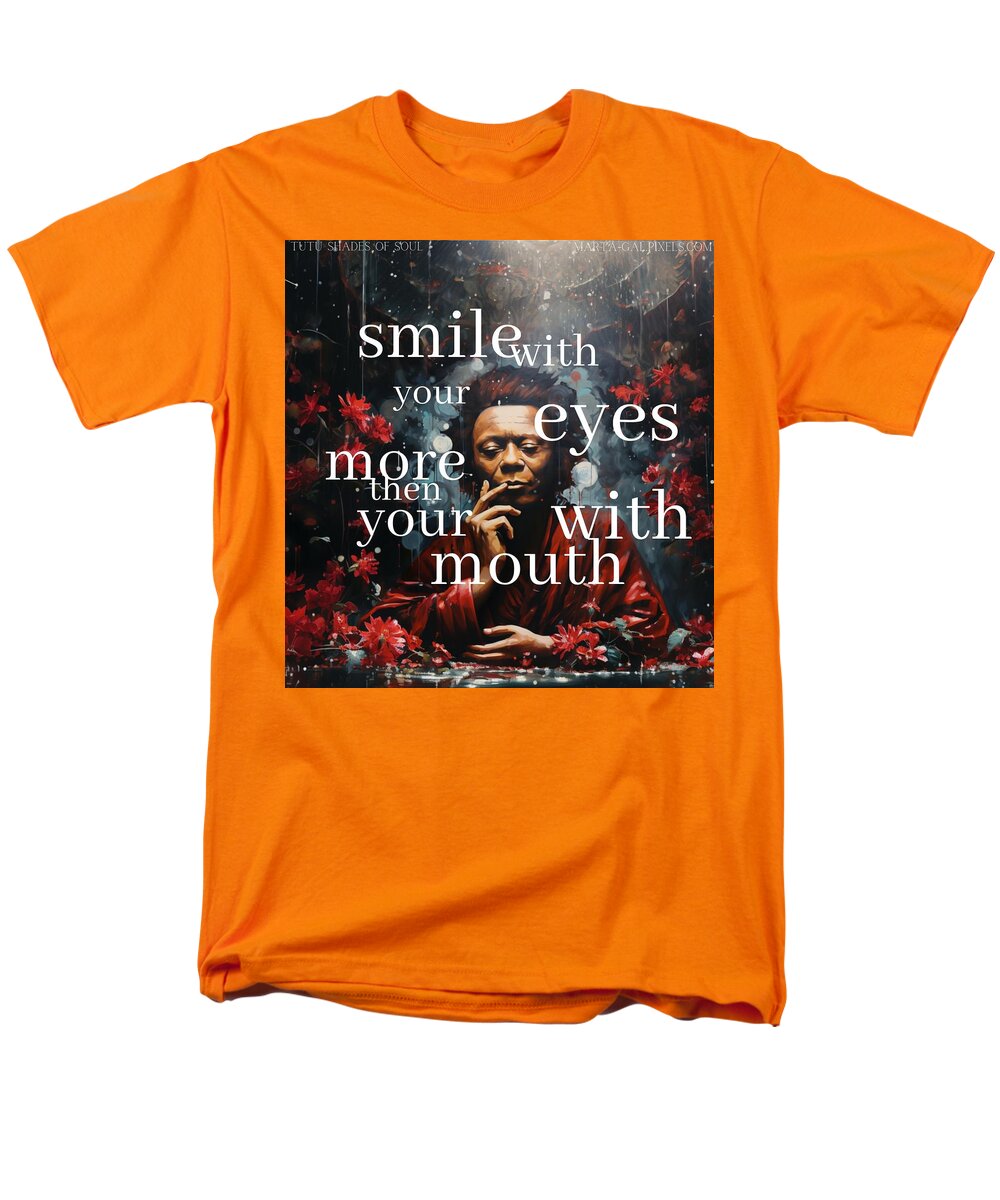 Eyes of Harmony -  A Digital Ode to Miles Davis - Men's T-Shirt  (Regular Fit)