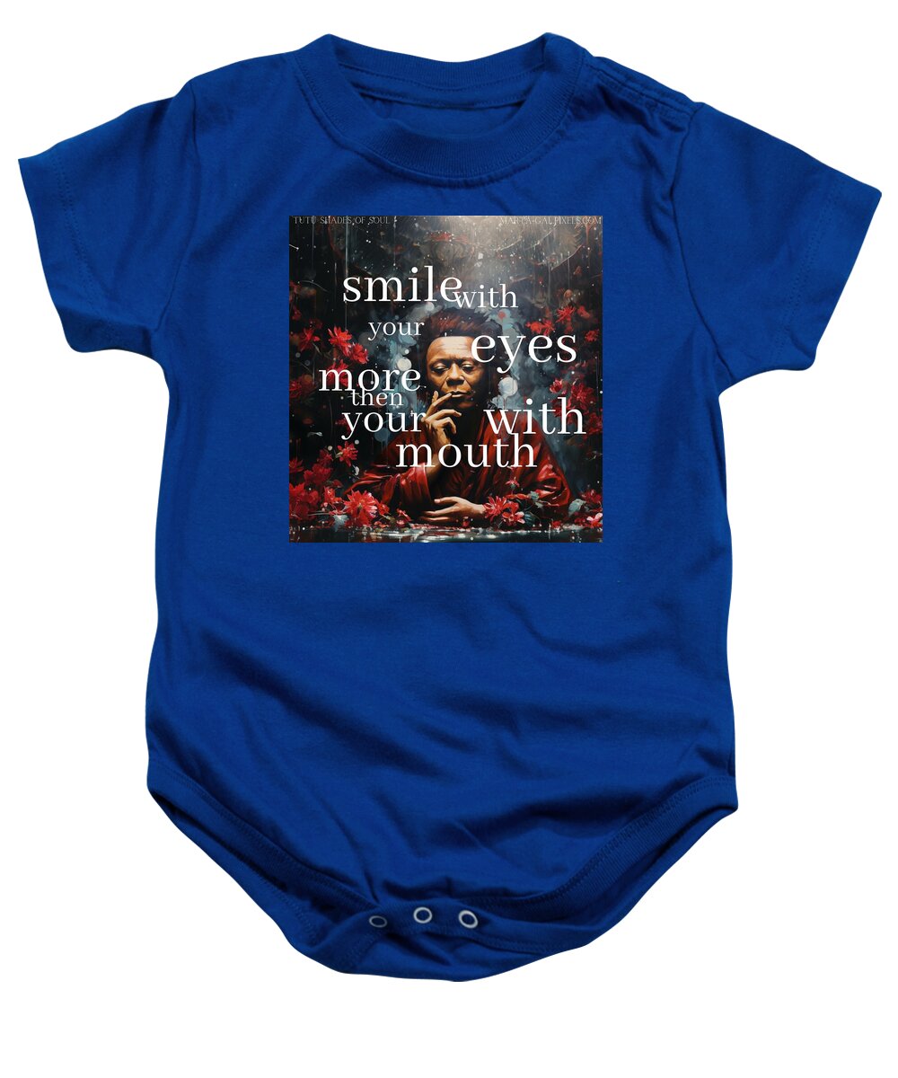 Eyes of Harmony -  A Digital Ode to Miles Davis - Baby Onesie