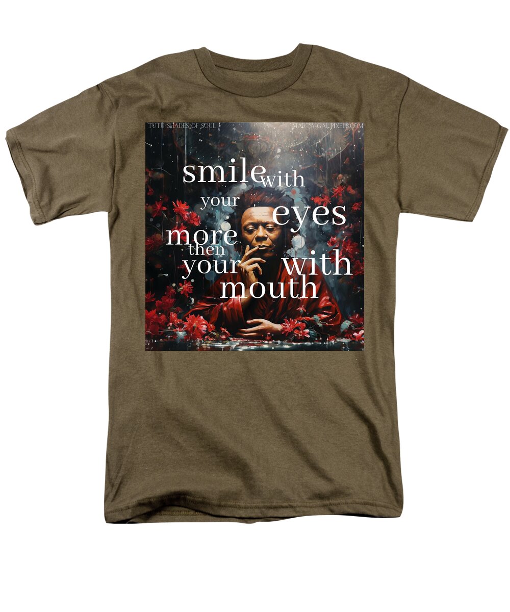 Eyes of Harmony -  A Digital Ode to Miles Davis - Men's T-Shirt  (Regular Fit)