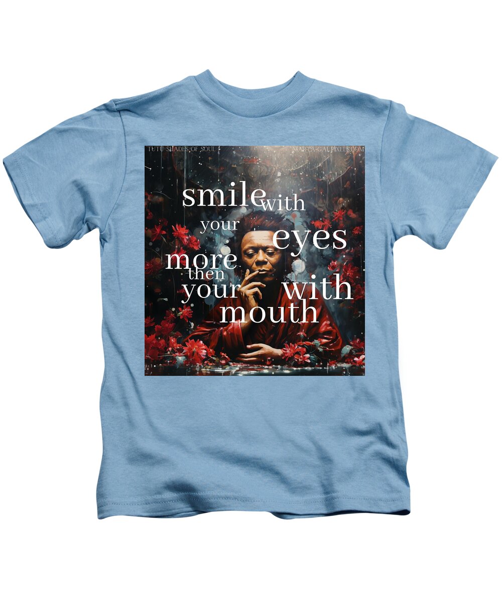 Eyes of Harmony -  A Digital Ode to Miles Davis - Kids T-Shirt