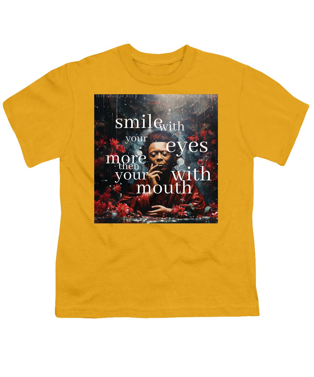 Eyes of Harmony -  A Digital Ode to Miles Davis - Youth T-Shirt