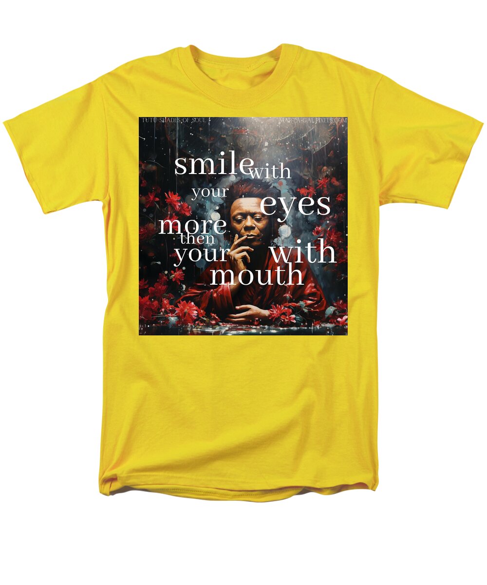 Eyes of Harmony -  A Digital Ode to Miles Davis - Men's T-Shirt  (Regular Fit)