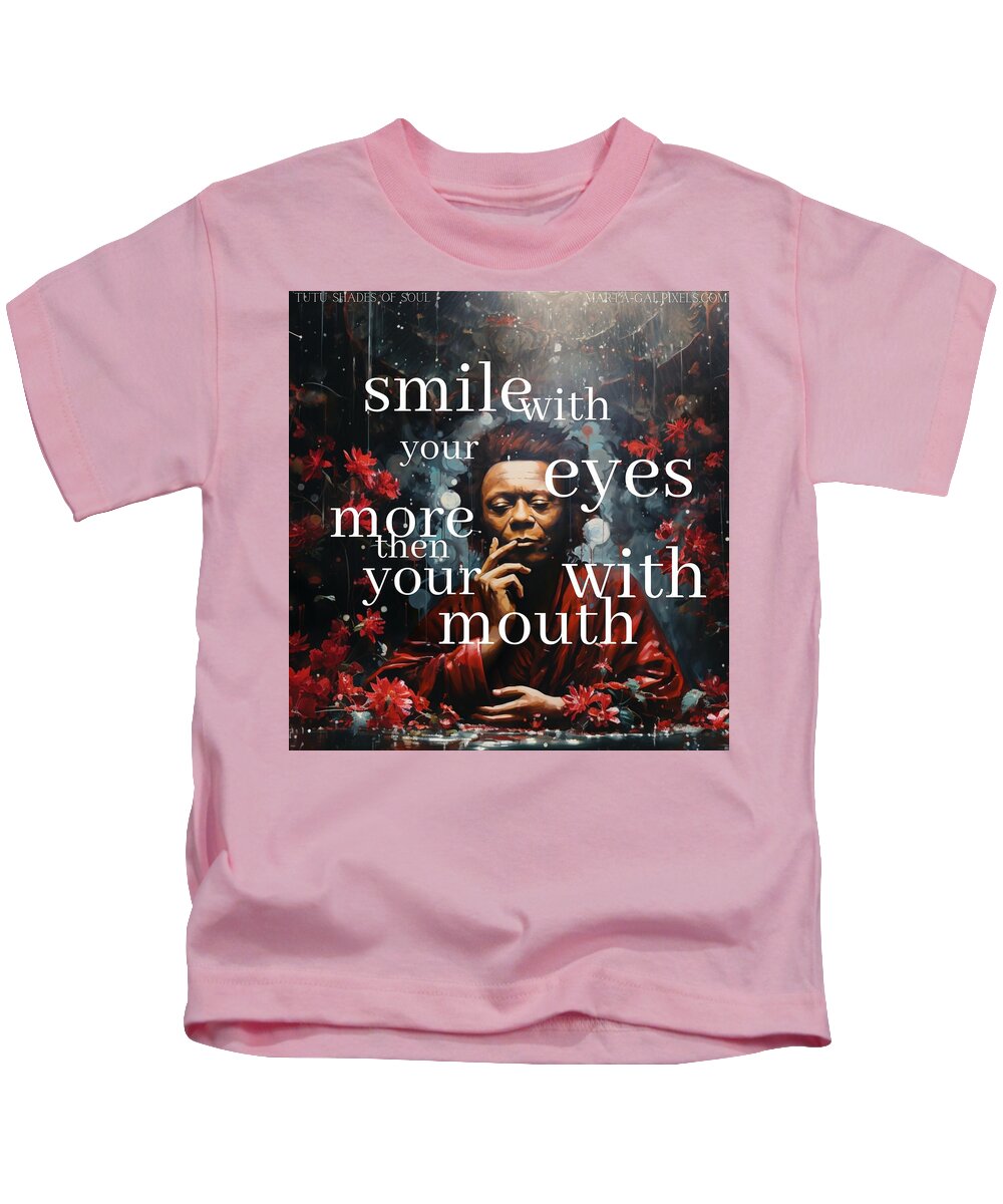 Eyes of Harmony -  A Digital Ode to Miles Davis - Kids T-Shirt