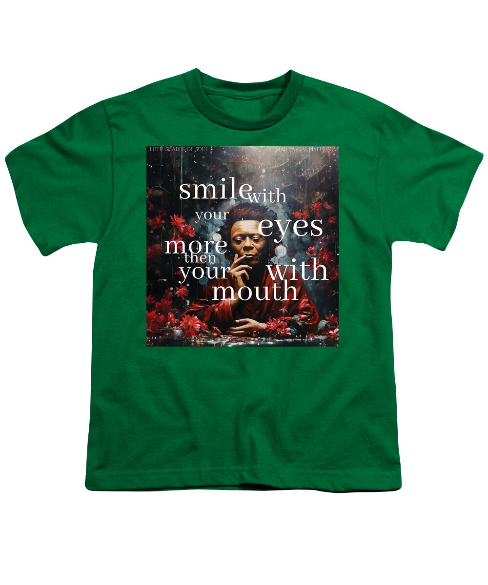 Eyes of Harmony -  A Digital Ode to Miles Davis - Youth T-Shirt