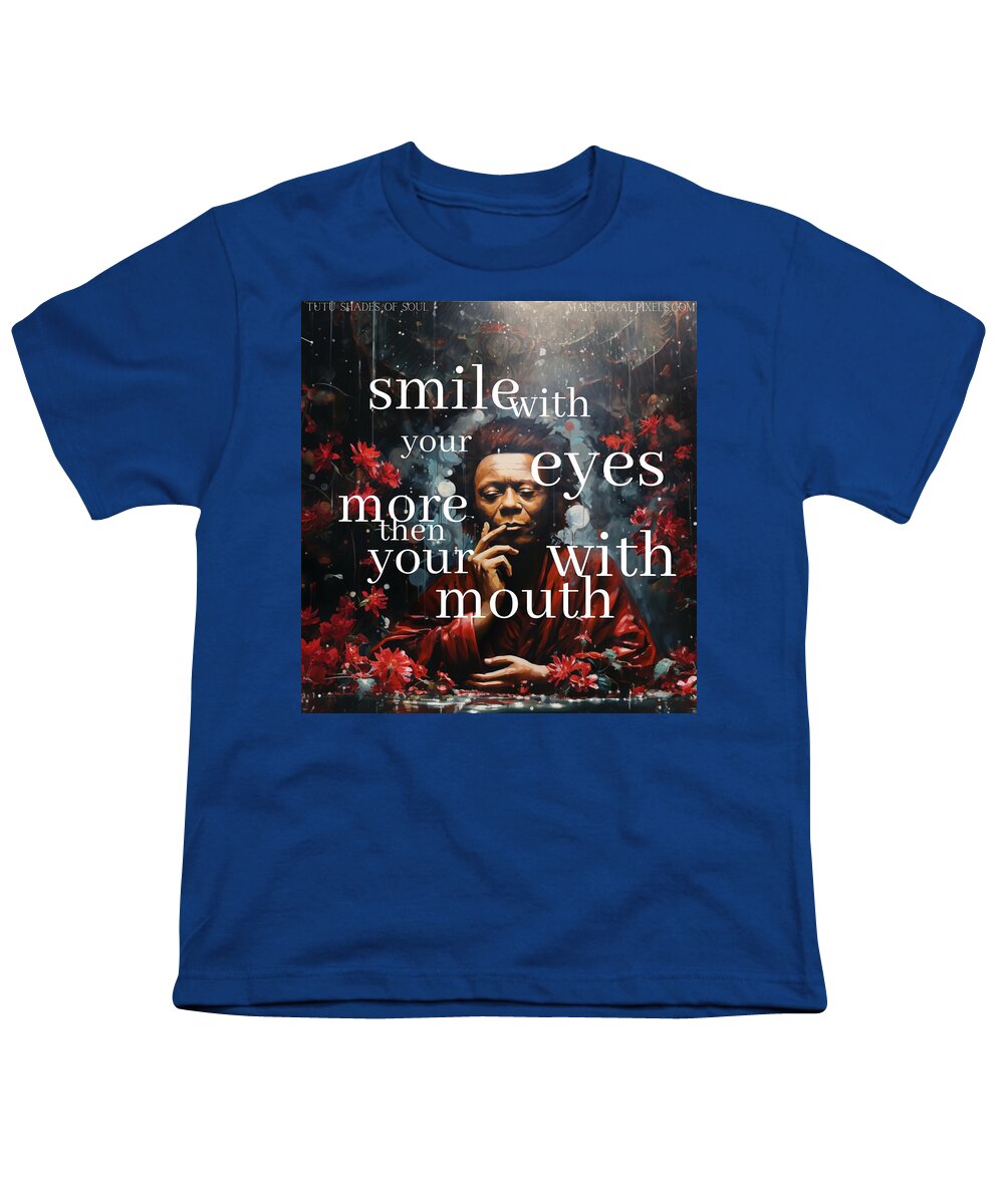 Eyes of Harmony -  A Digital Ode to Miles Davis - Youth T-Shirt