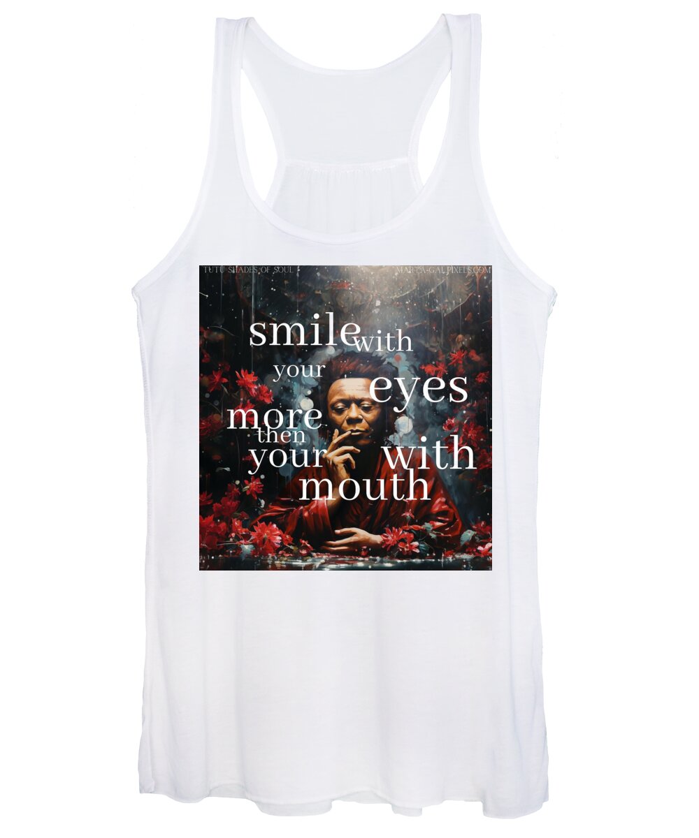 Eyes of Harmony -  A Digital Ode to Miles Davis - Women's Tank Top