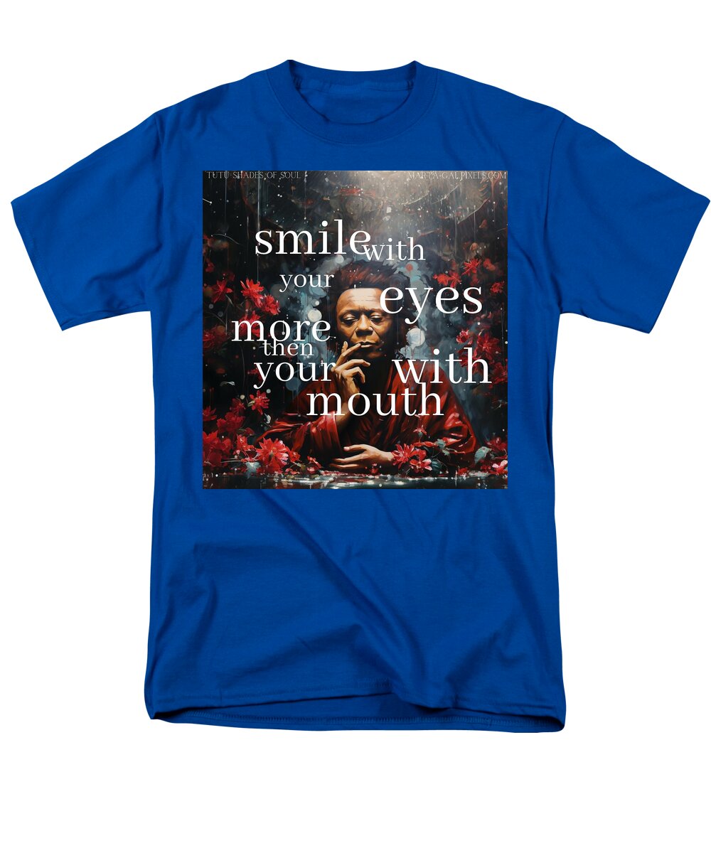 Eyes of Harmony -  A Digital Ode to Miles Davis - Men's T-Shirt  (Regular Fit)