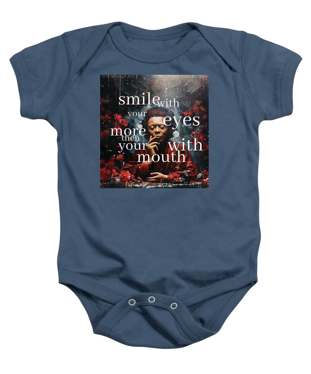 Eyes of Harmony -  A Digital Ode to Miles Davis - Baby Onesie