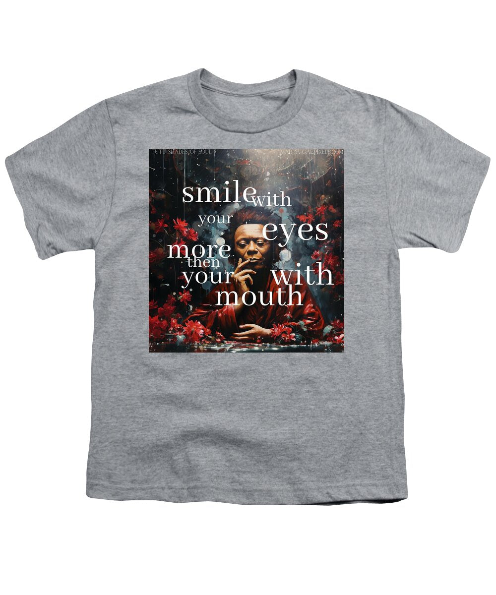 Eyes of Harmony -  A Digital Ode to Miles Davis - Youth T-Shirt