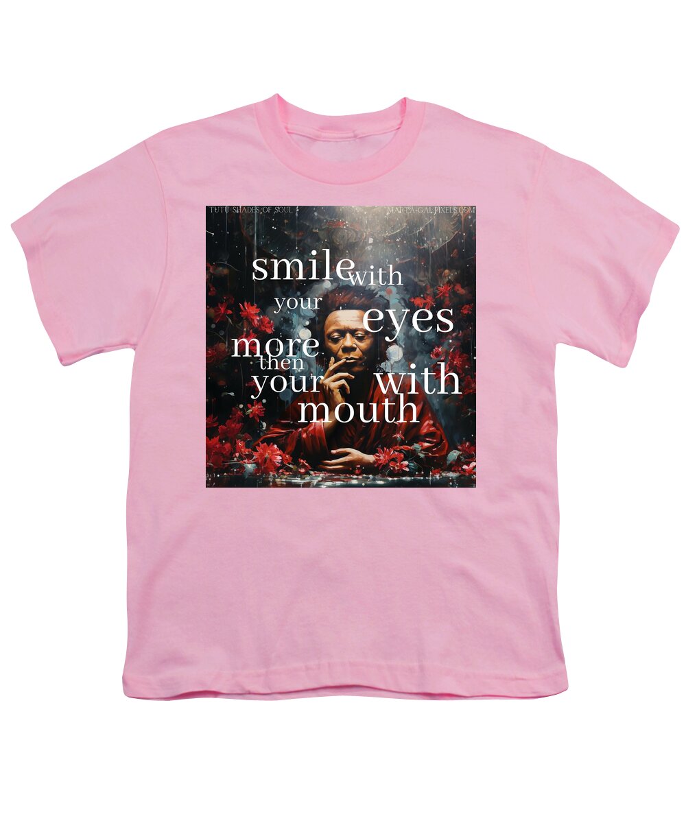 Eyes of Harmony -  A Digital Ode to Miles Davis - Youth T-Shirt