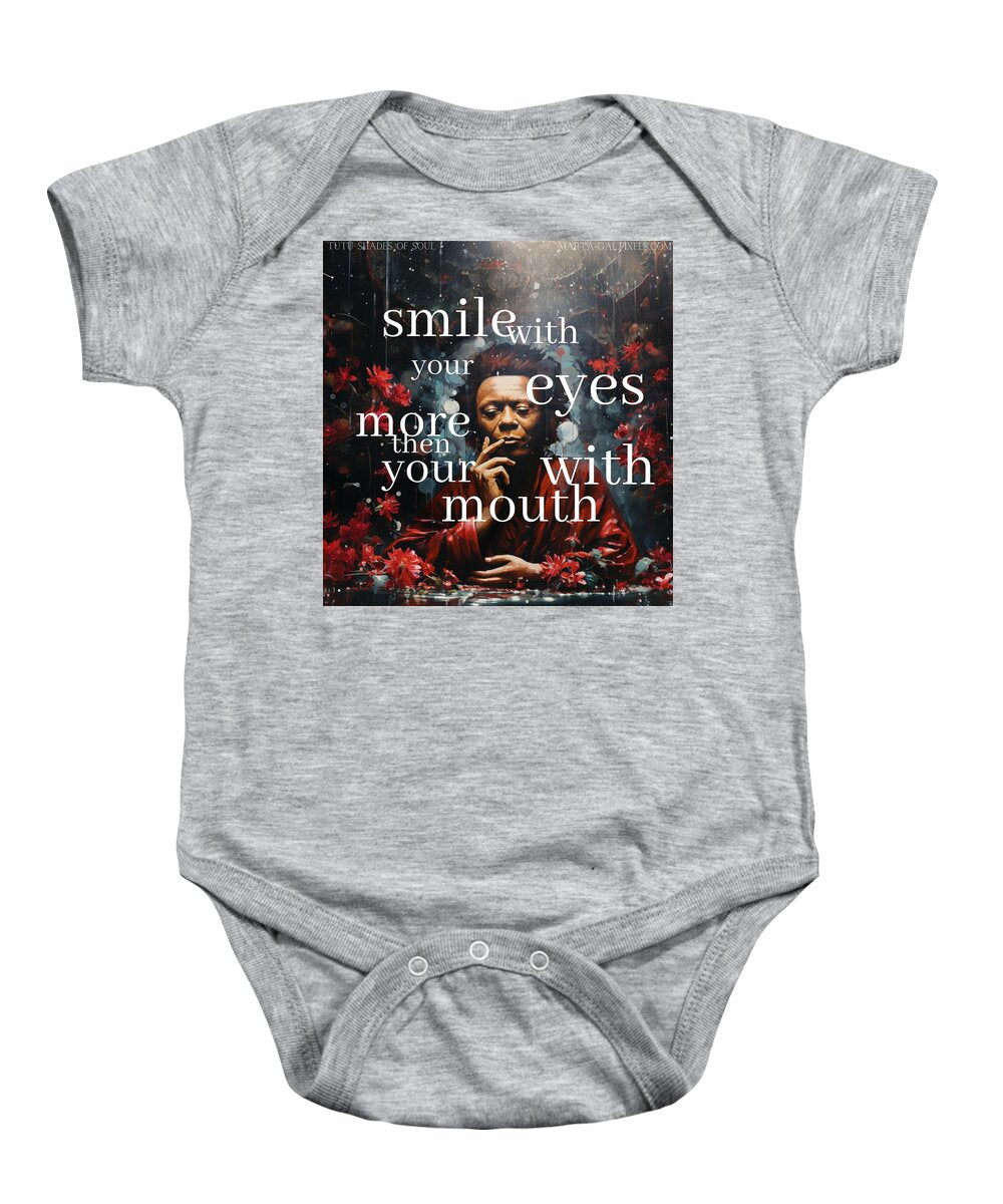 Eyes of Harmony -  A Digital Ode to Miles Davis - Baby Onesie