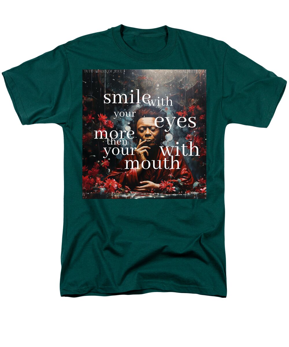 Eyes of Harmony -  A Digital Ode to Miles Davis - Men's T-Shirt  (Regular Fit)