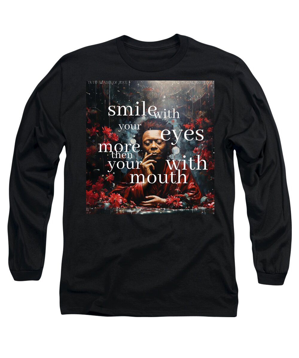 Eyes of Harmony -  A Digital Ode to Miles Davis - Long Sleeve T-Shirt