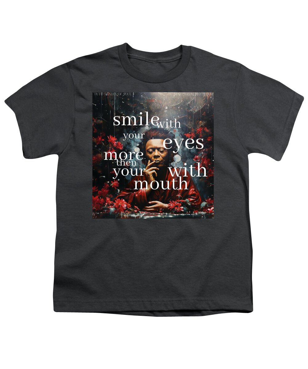 Eyes of Harmony -  A Digital Ode to Miles Davis - Youth T-Shirt