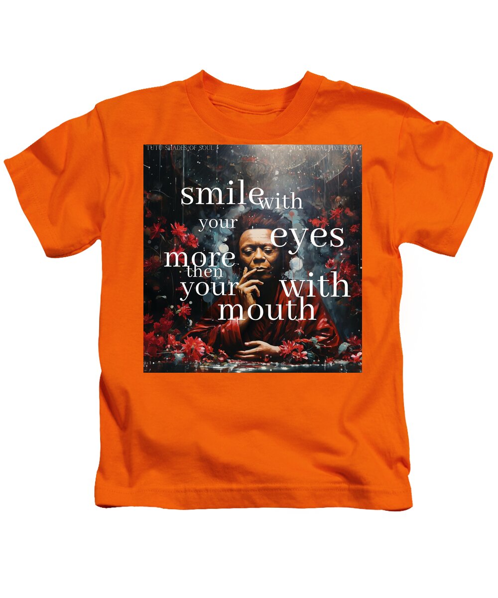 Eyes of Harmony -  A Digital Ode to Miles Davis - Kids T-Shirt