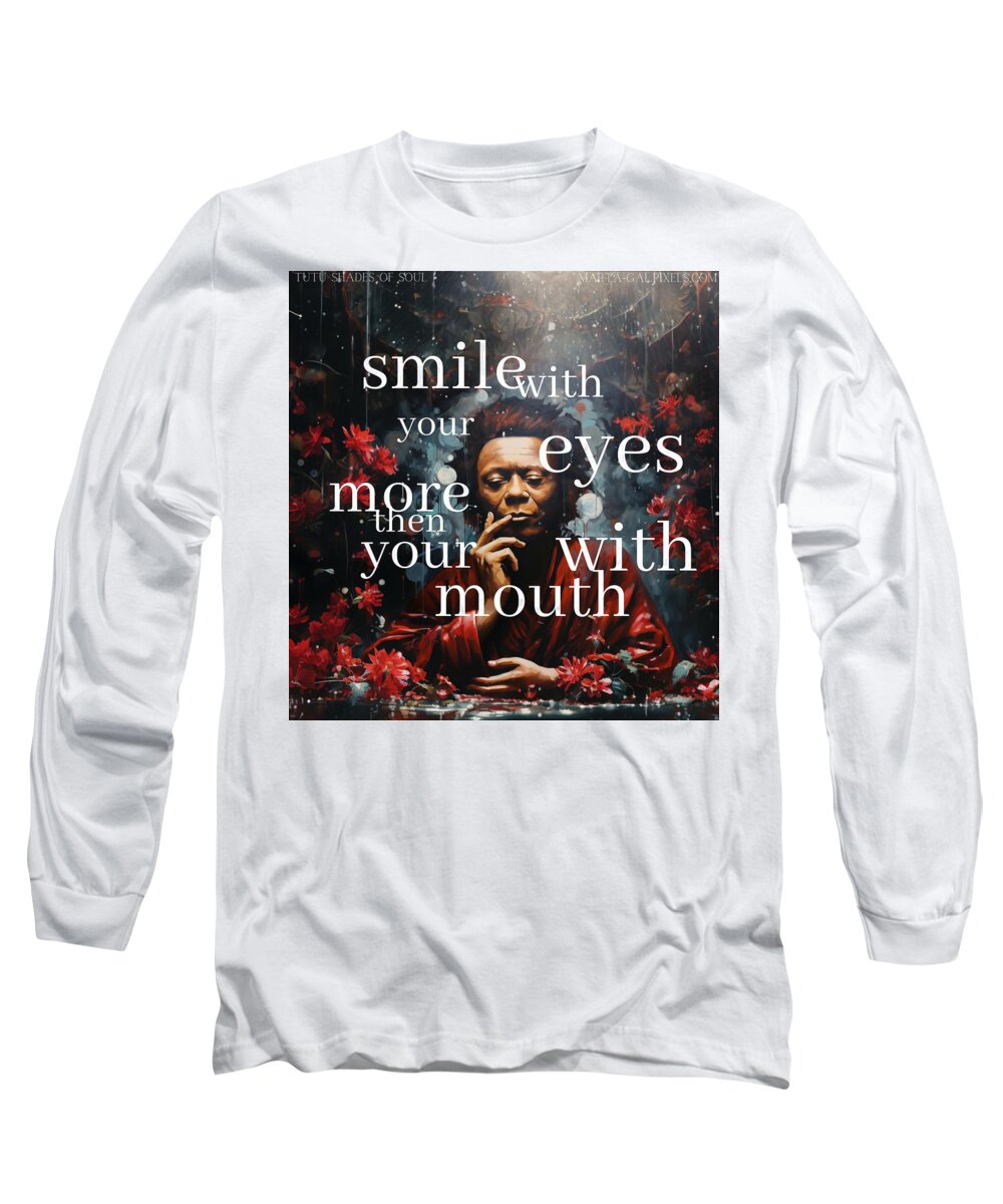 Eyes of Harmony -  A Digital Ode to Miles Davis - Long Sleeve T-Shirt