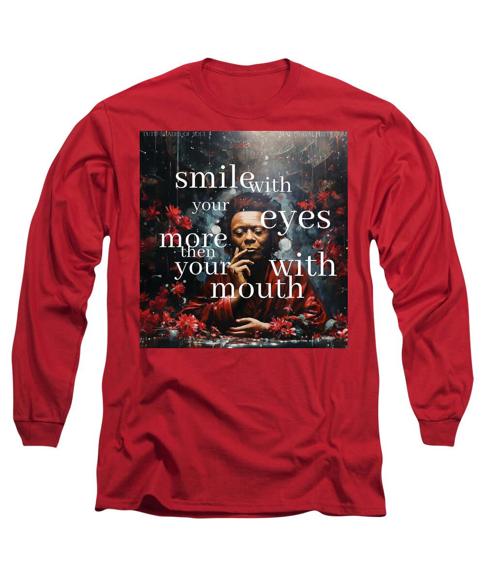 Eyes of Harmony -  A Digital Ode to Miles Davis - Long Sleeve T-Shirt