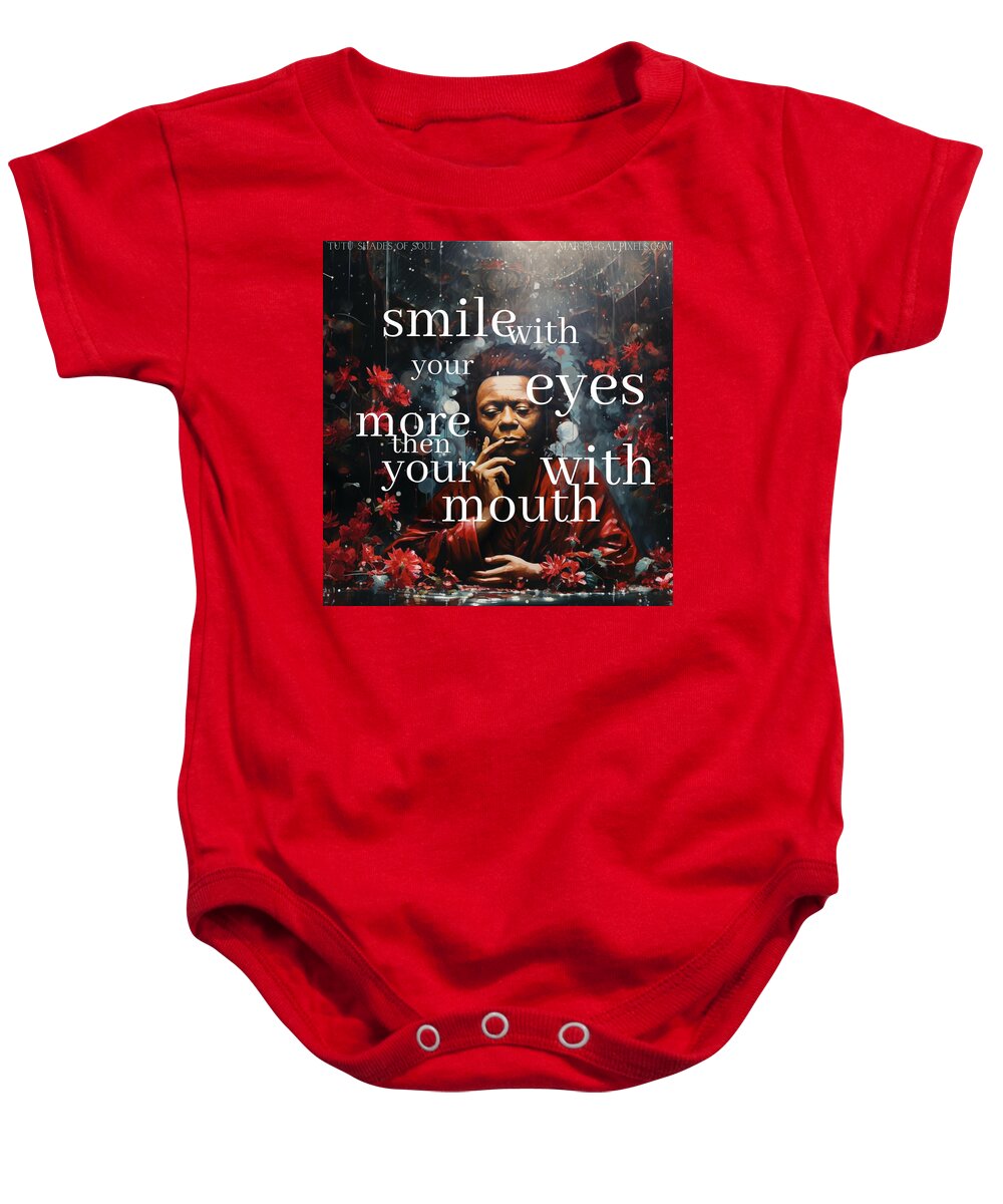 Eyes of Harmony -  A Digital Ode to Miles Davis - Baby Onesie