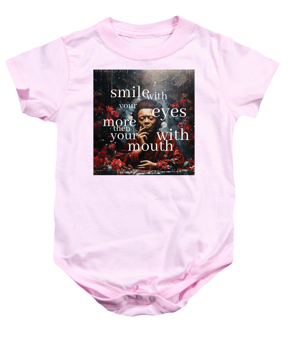 Eyes of Harmony -  A Digital Ode to Miles Davis - Baby Onesie