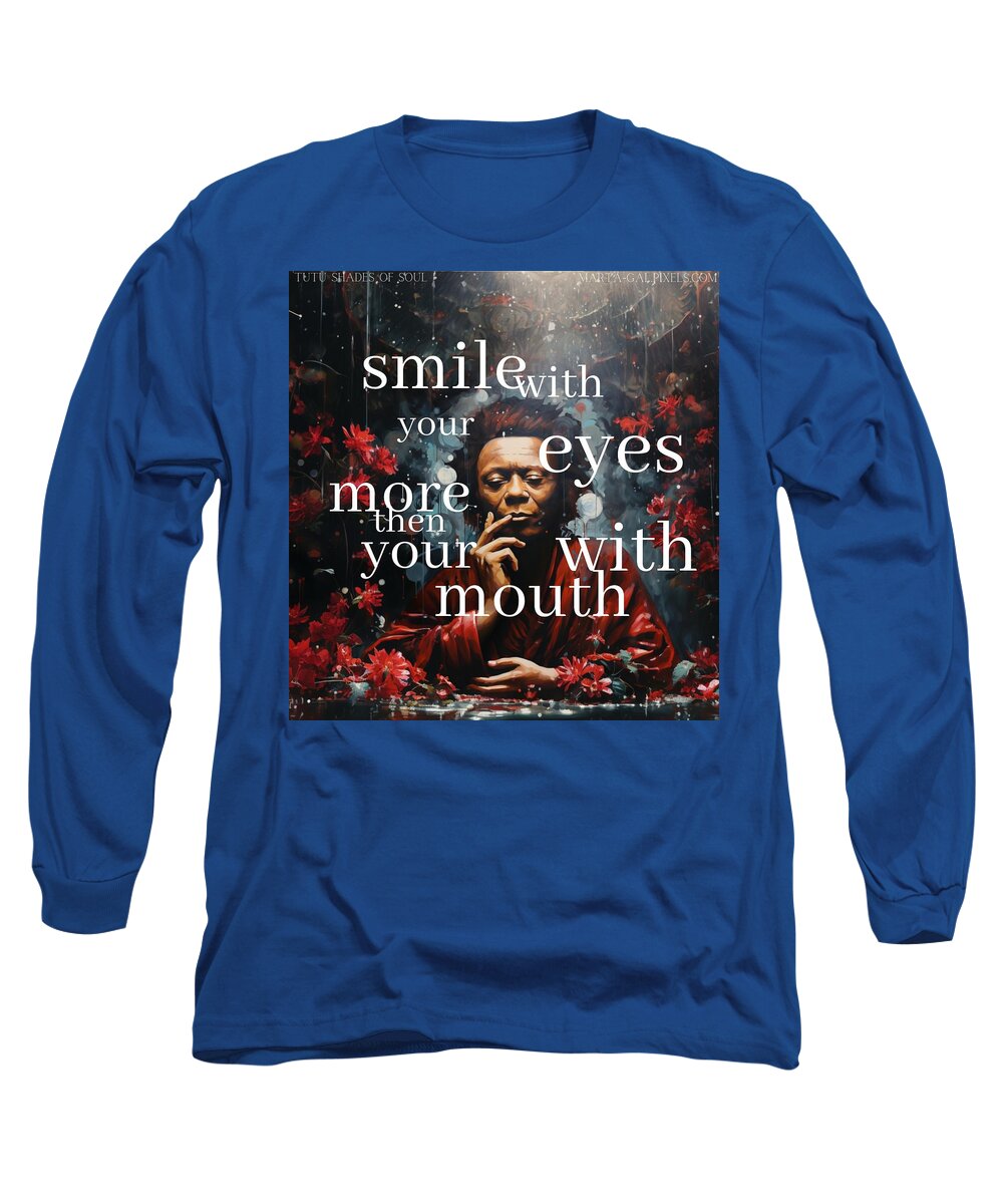 Eyes of Harmony -  A Digital Ode to Miles Davis - Long Sleeve T-Shirt