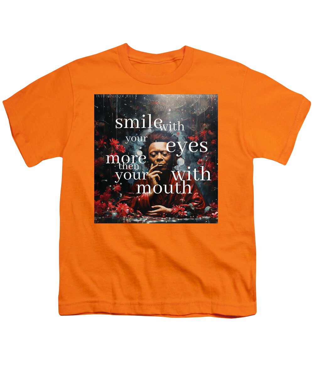 Eyes of Harmony -  A Digital Ode to Miles Davis - Youth T-Shirt