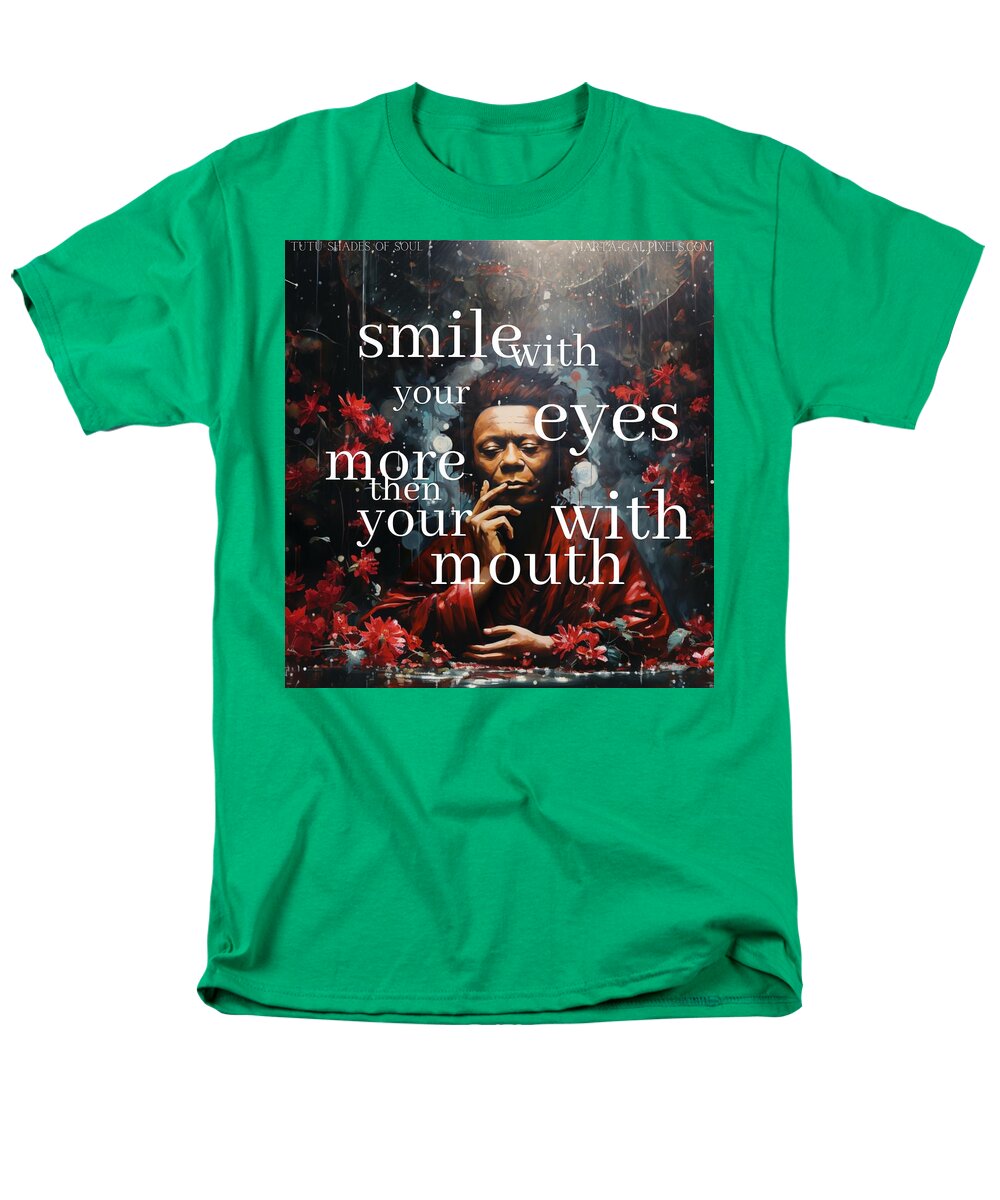 Eyes of Harmony -  A Digital Ode to Miles Davis - Men's T-Shirt  (Regular Fit)