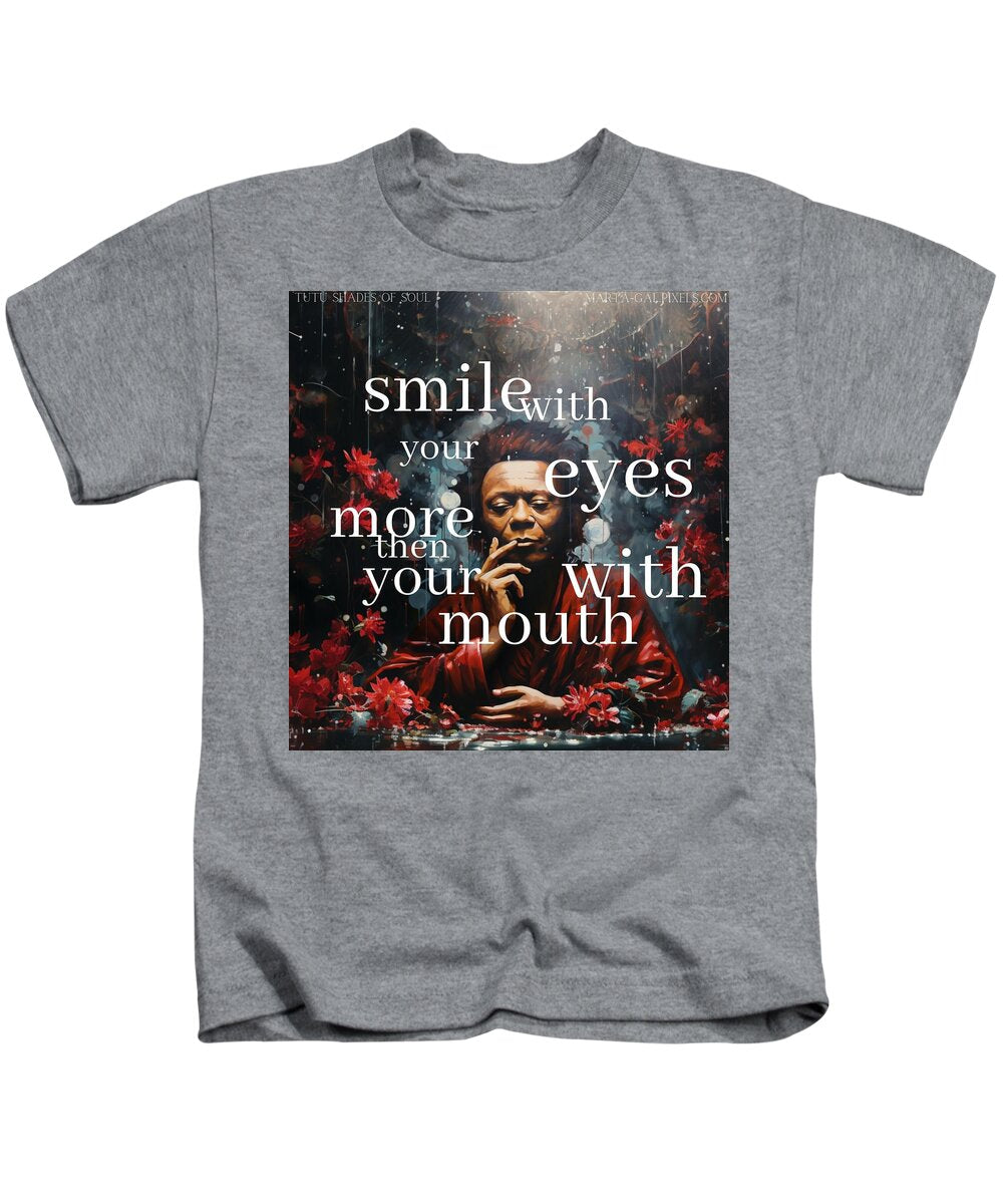 Eyes of Harmony -  A Digital Ode to Miles Davis - Kids T-Shirt