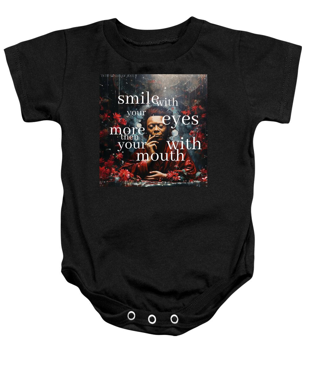 Eyes of Harmony -  A Digital Ode to Miles Davis - Baby Onesie