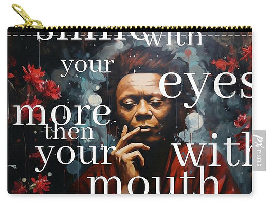 Eyes of Harmony -  A Digital Ode to Miles Davis - Zip Pouch