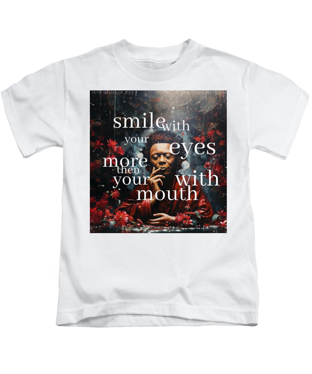 Eyes of Harmony -  A Digital Ode to Miles Davis - Kids T-Shirt