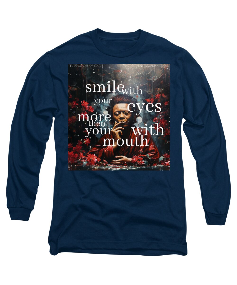 Eyes of Harmony -  A Digital Ode to Miles Davis - Long Sleeve T-Shirt