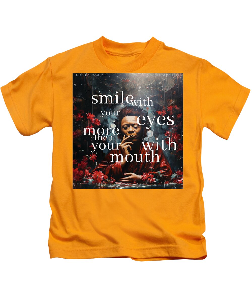 Eyes of Harmony -  A Digital Ode to Miles Davis - Kids T-Shirt