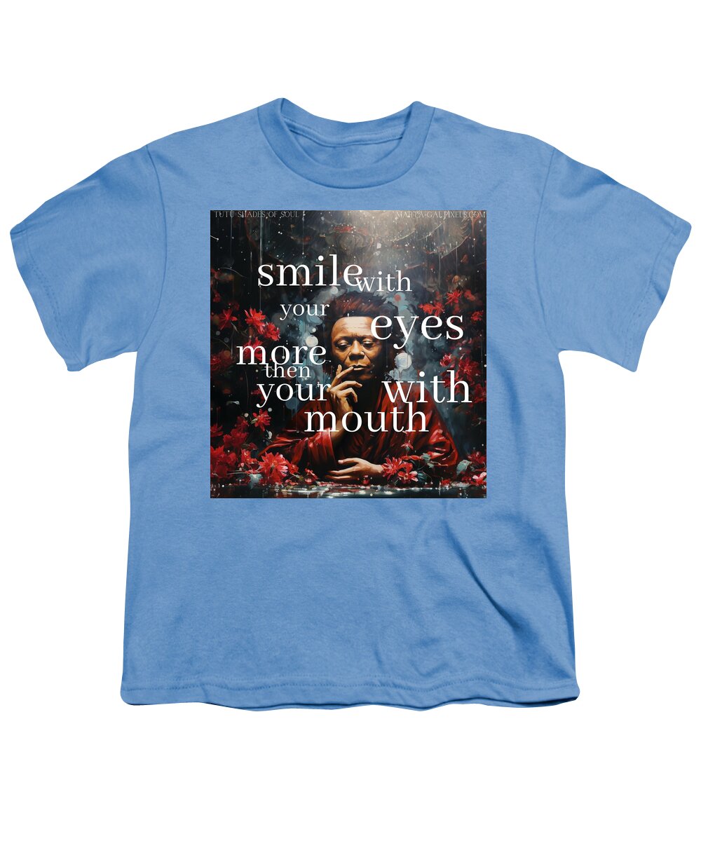 Eyes of Harmony -  A Digital Ode to Miles Davis - Youth T-Shirt