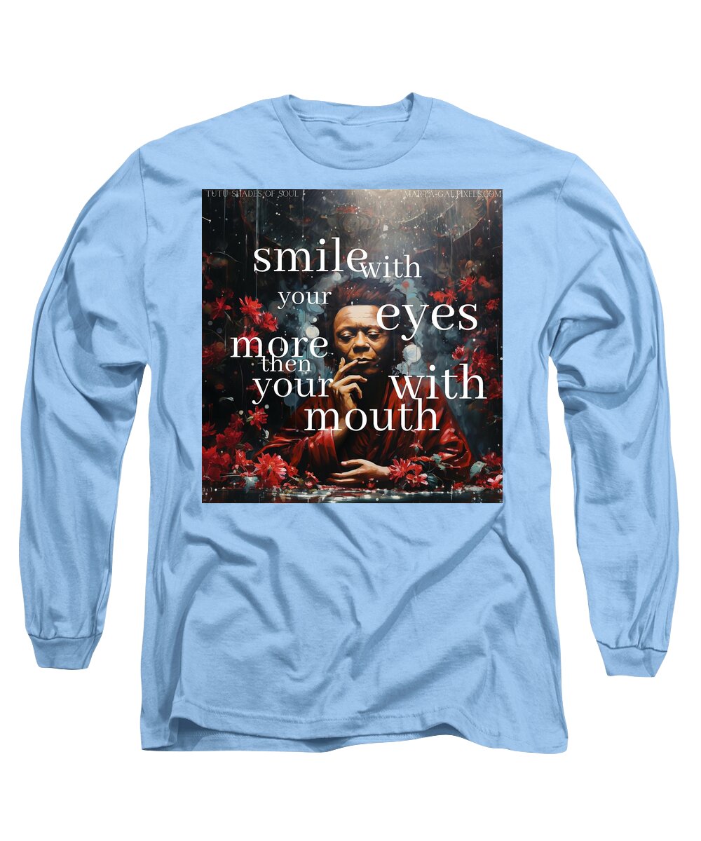 Eyes of Harmony -  A Digital Ode to Miles Davis - Long Sleeve T-Shirt