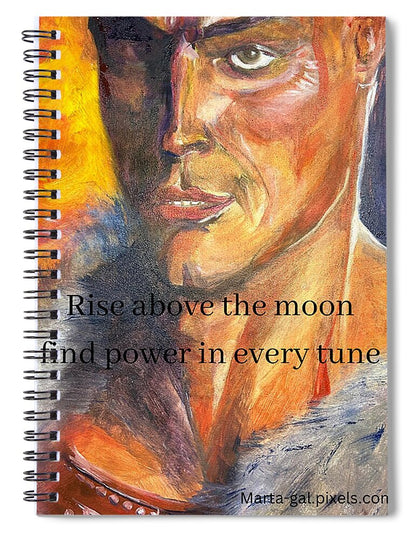 Moon - Spiral Notebook